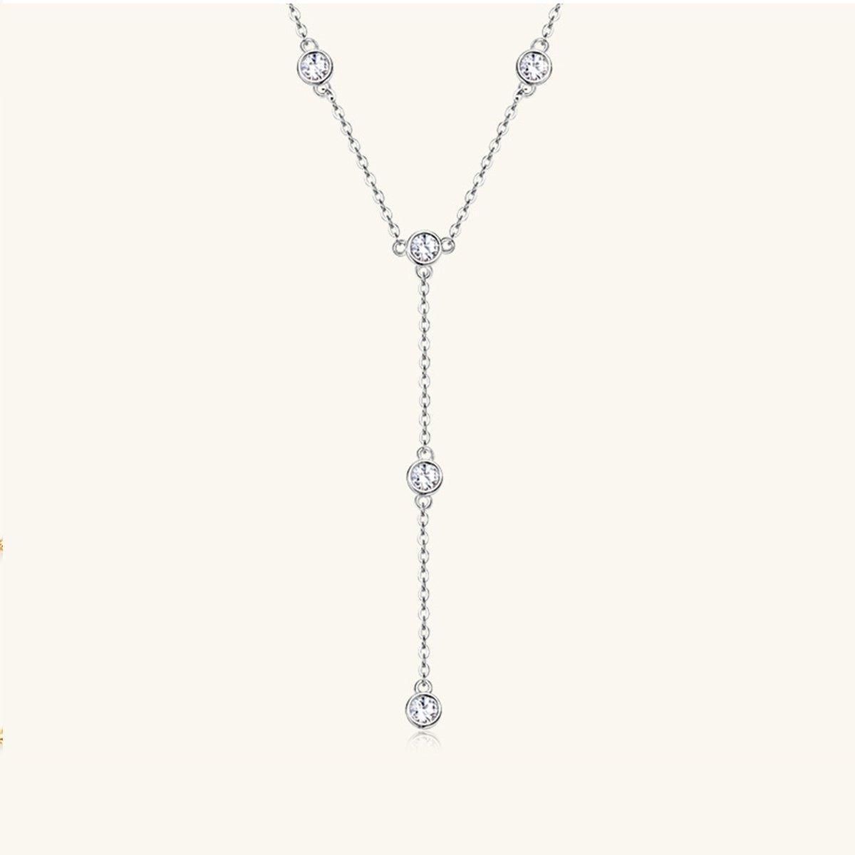 1.1 Carat Moissanite 925 Sterling Silver Necklace - Admiresty