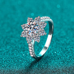 1 Carat Moissanite 925 Sterling Silver Ring - Admiresty
