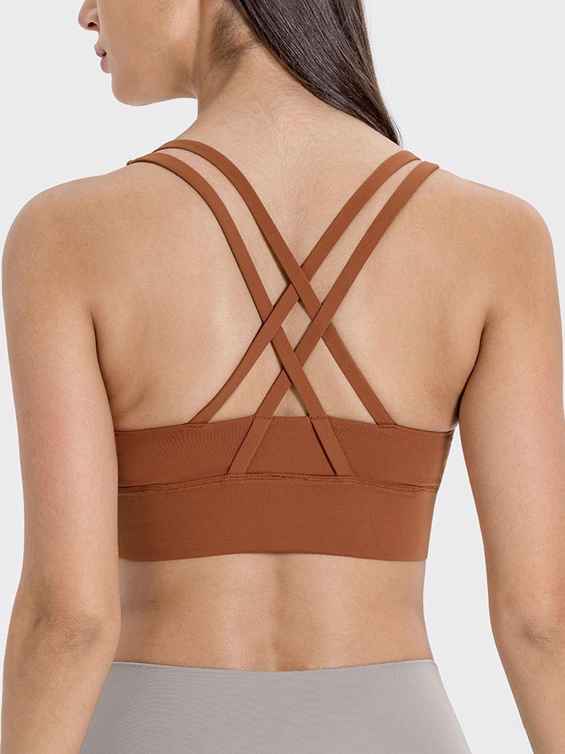 Crisscross Scoop Neck Active Tank - Admiresty