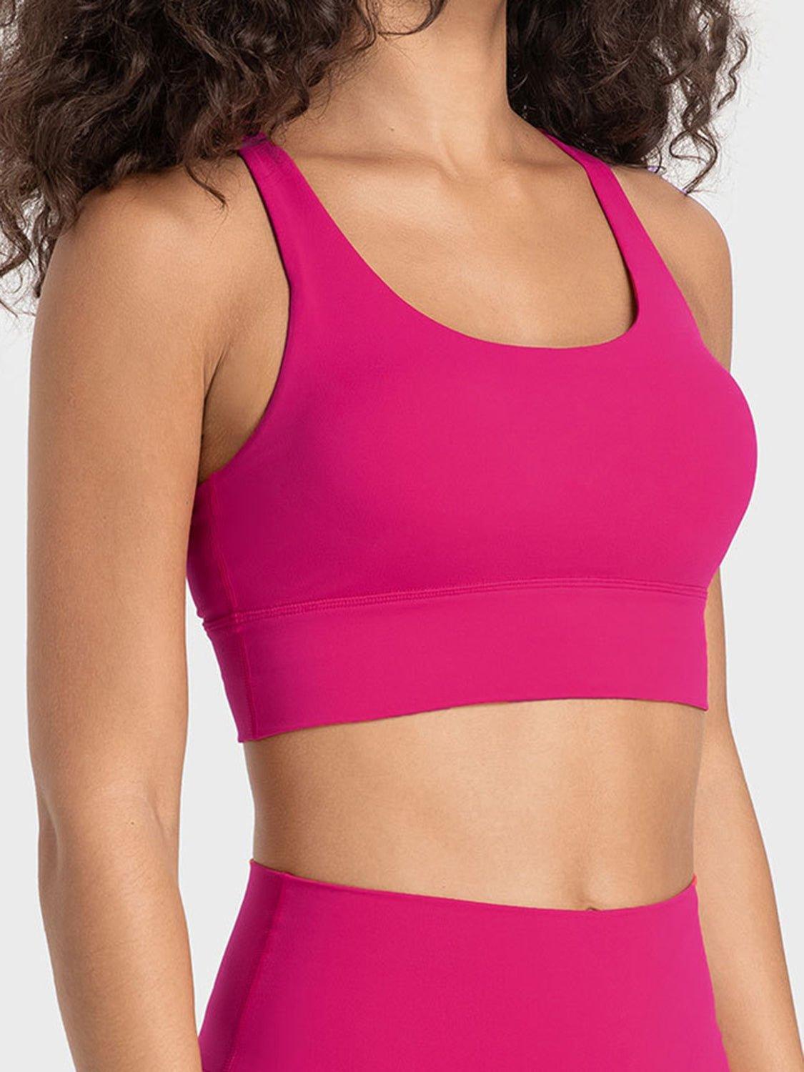 Crisscross Scoop Neck Active Tank - Admiresty