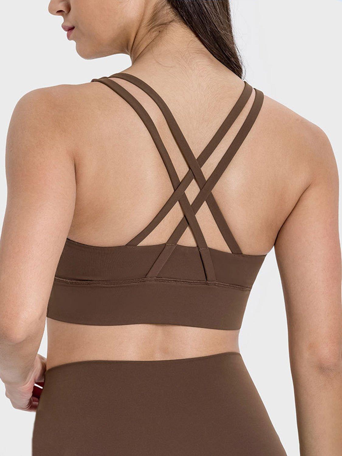 Crisscross Scoop Neck Active Tank - Admiresty